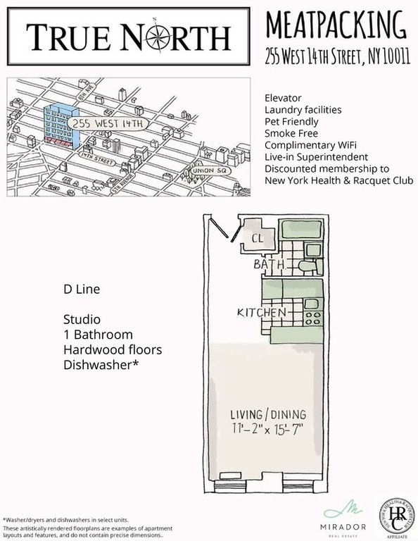 255 West 14th Street 3D Chelsea New York NY 10011