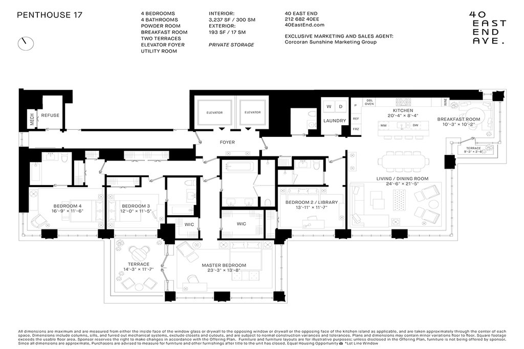 40 East End Avenue, Unit PH17 photo 17