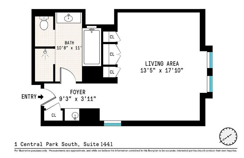 1 Central Park South, Unit 1441 photo 14