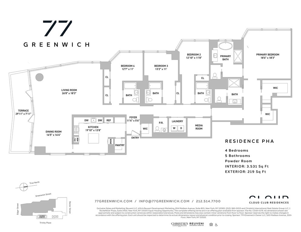 77 Greenwich Street, Unit PH photo 20
