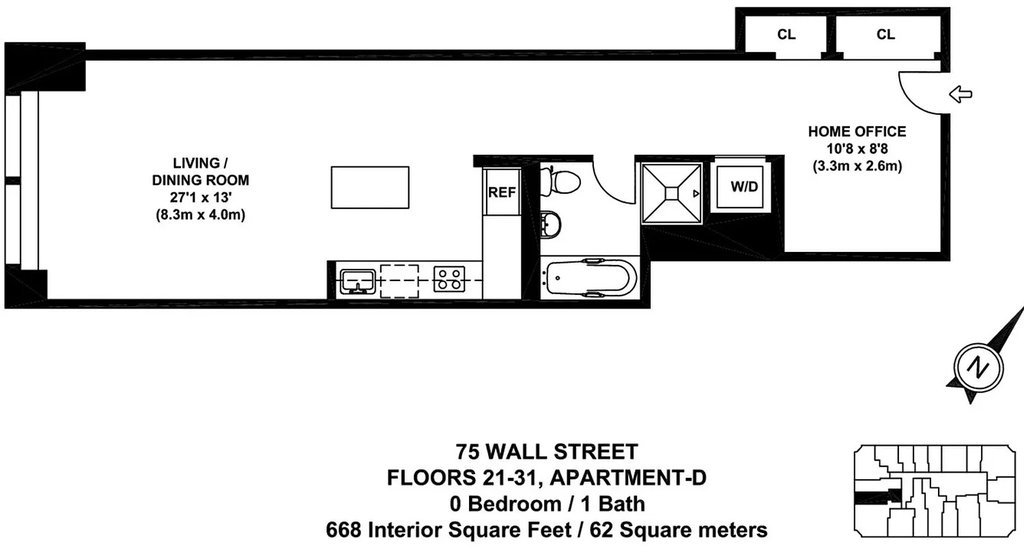 75 Wall Street, Unit 24D photo 12