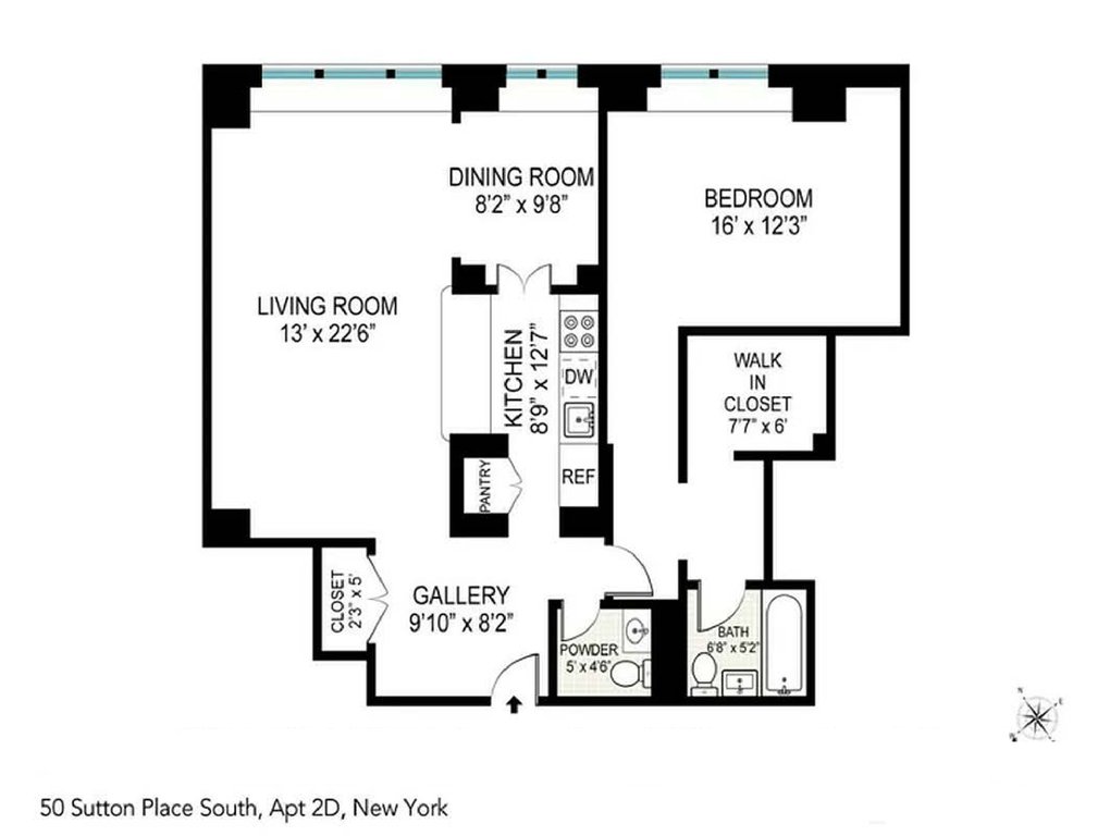 50 Sutton Place South, Unit 2D photo 11