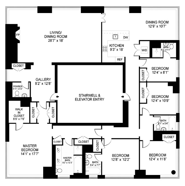 80 Riverside Boulevard, Unit PH1B photo 31