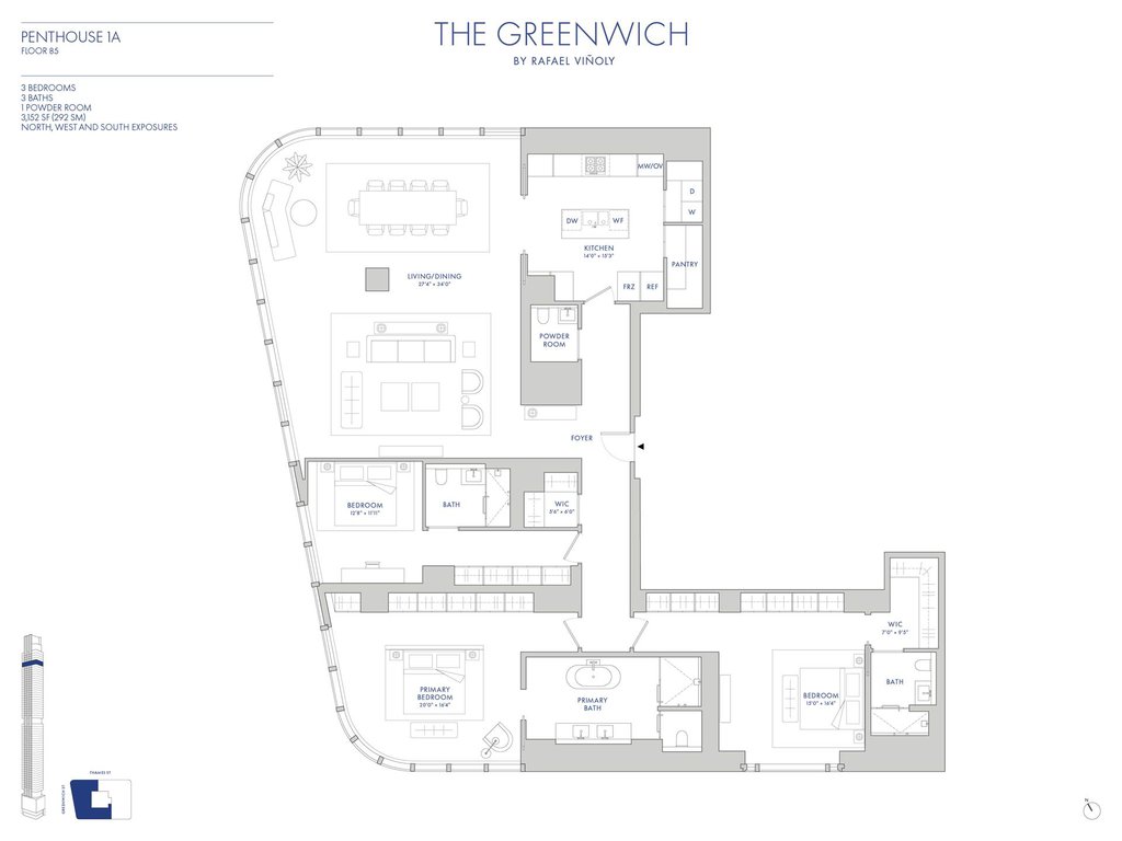 125 Greenwich Street, Unit PH1A photo 33