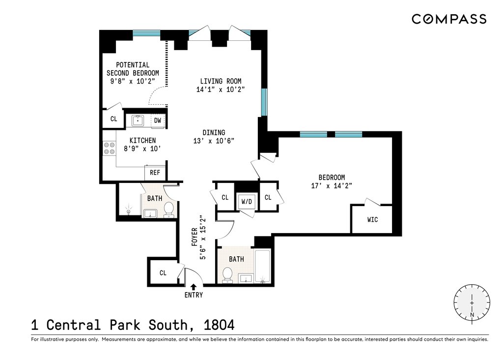 1 Central Park South, Unit 1804 photo 24
