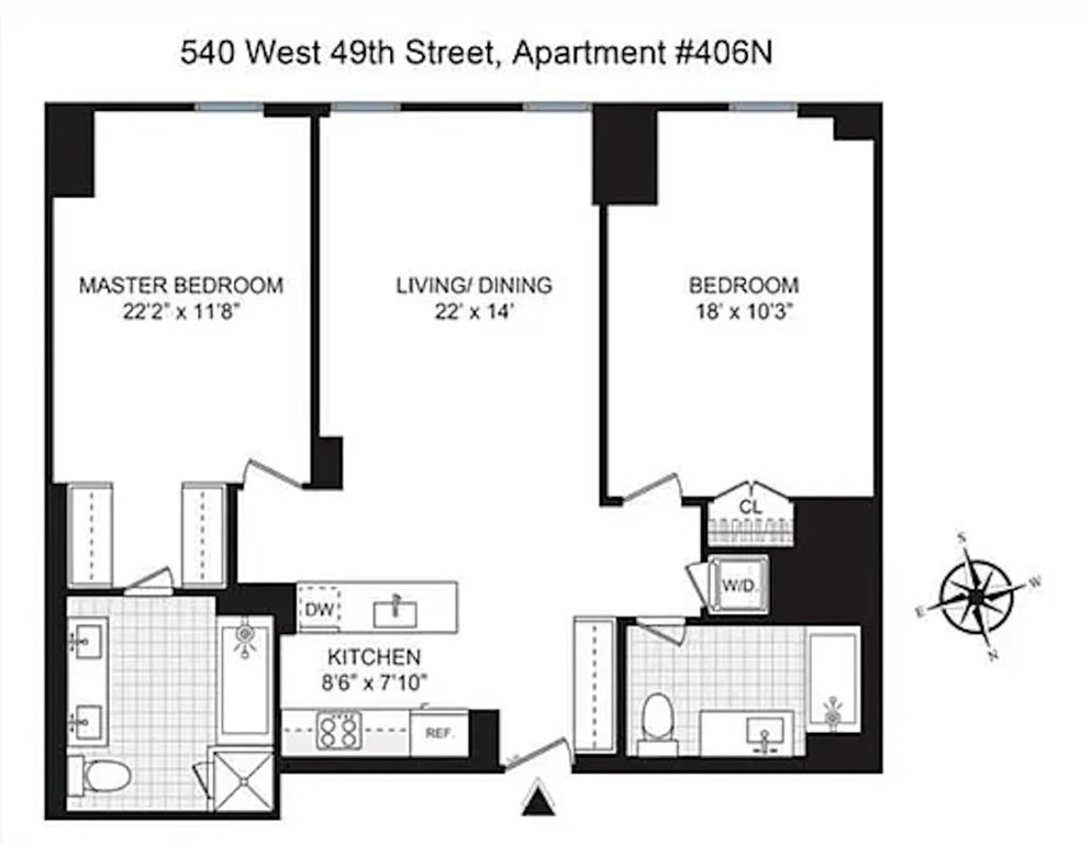 540 West 49th Street, Unit 506N photo 22