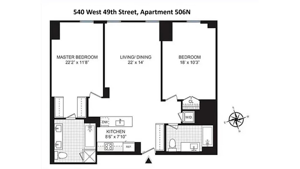 540 West 49th Street, Unit 506N photo 24