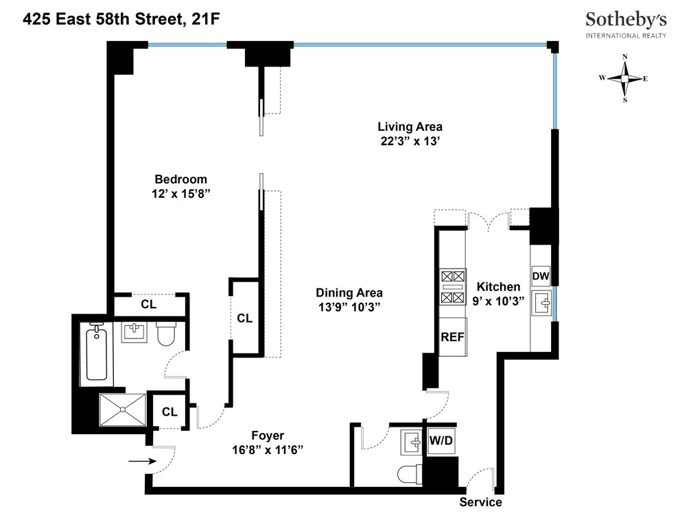 425 East 58th Street, Unit 21F photo 11