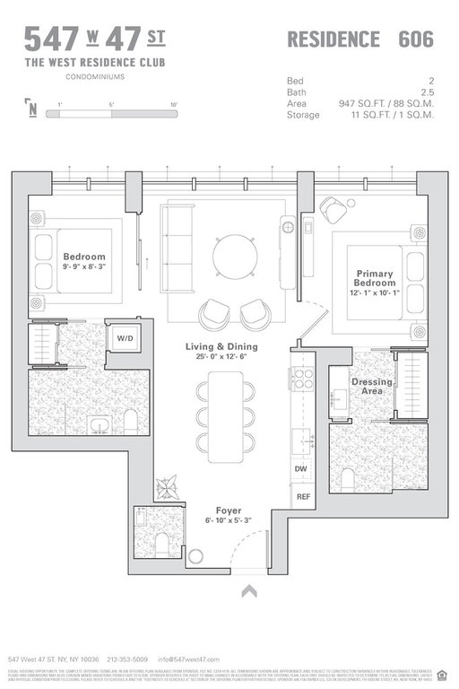 547 West 47th Street, Unit 606 photo 29
