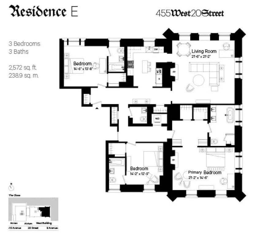 455 West 20th Street, Unit 3E photo 10