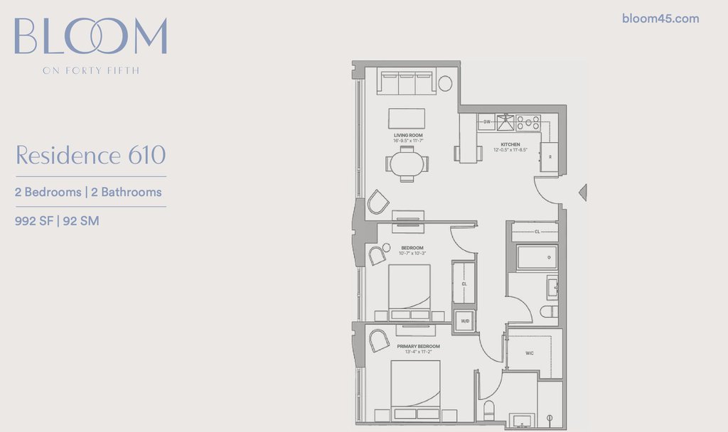 500 West 45th Street, Unit 610 photo 16