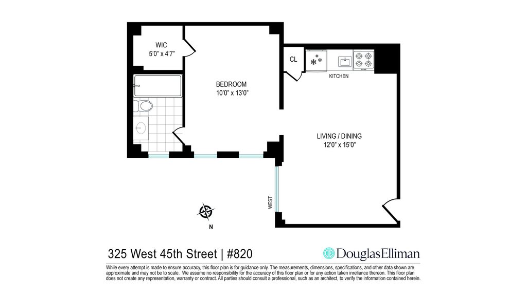 325 West 45th Street, Unit 820 photo 13