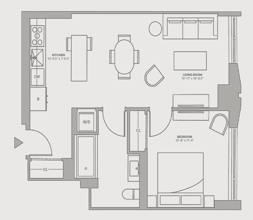 500 West 45th Street, Unit 707 photo 12