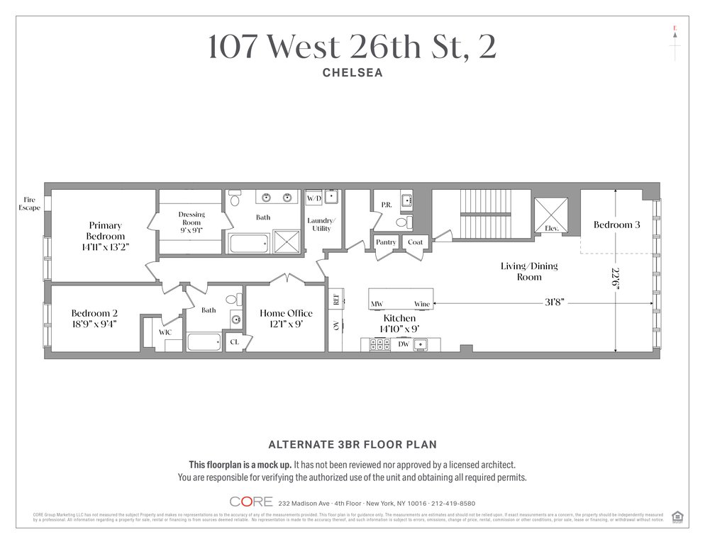 107 West 26th Street, Unit 2 photo 18