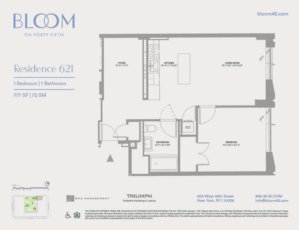 500 West 45th Street, Unit 621 photo 13