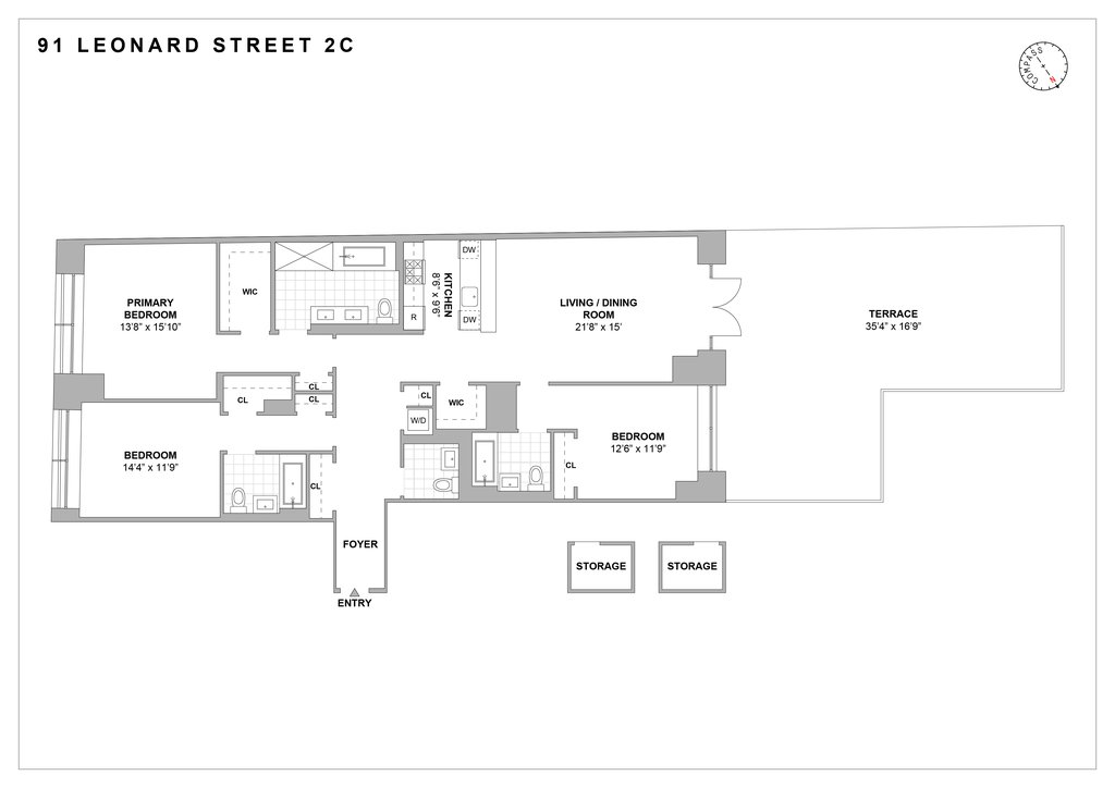 91 Leonard Street, Unit 2C photo 24