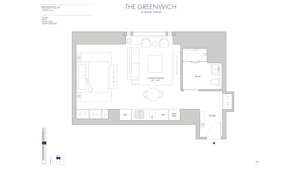 125 Greenwich Street, Unit 64H photo 14