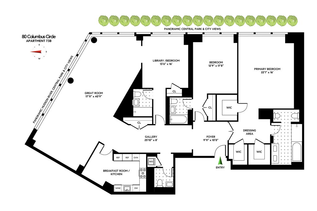 80 Columbus Circle, Unit NT73B photo 38