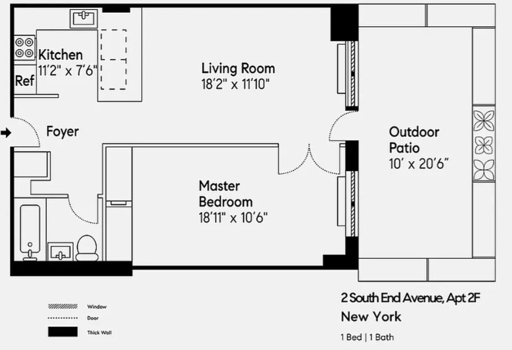 2 South End Avenue, Unit 2F photo 9