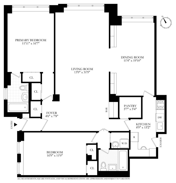 45 Sutton Place South, Unit 1B