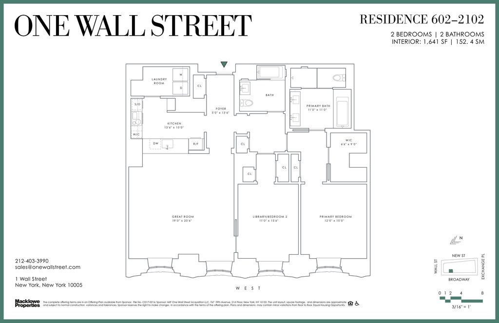 1 Wall Street, Unit 1602 photo 16