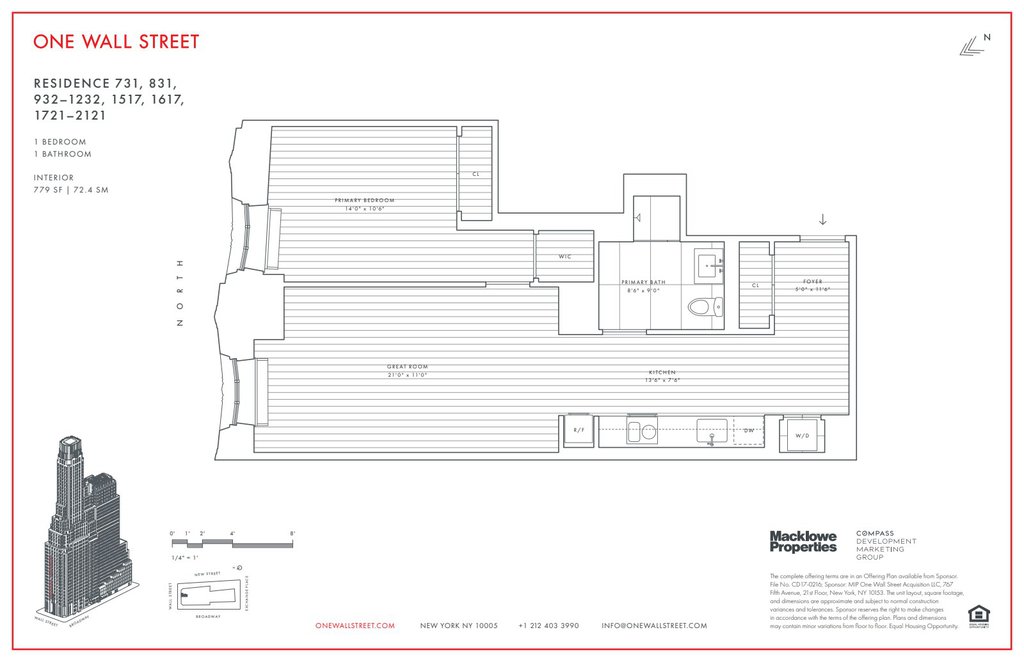 1 Wall Street, Unit 1517 photo 13