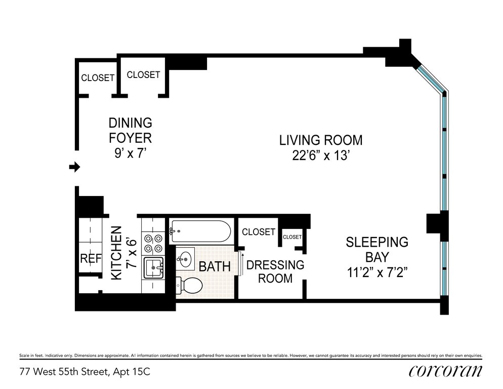 77 West 55th Street, Unit 15C photo 8