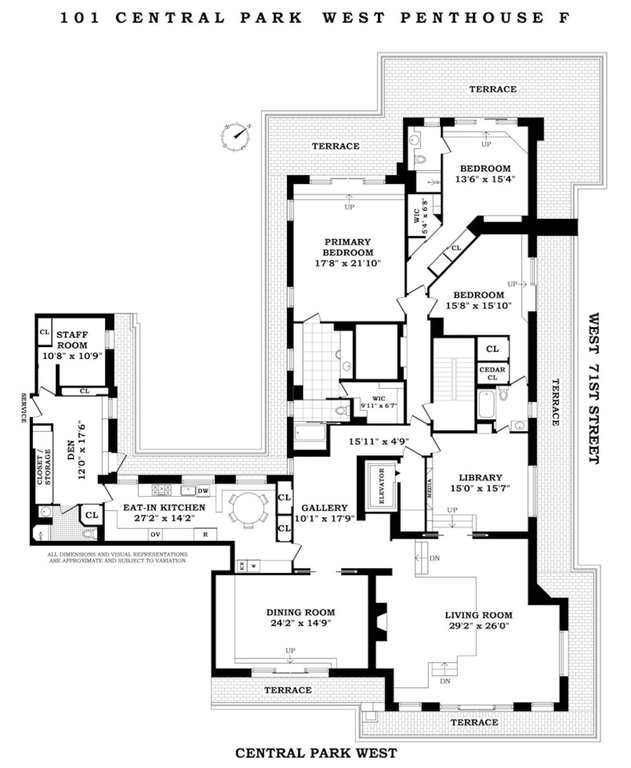 101 Central Park West, Unit PHF photo 28