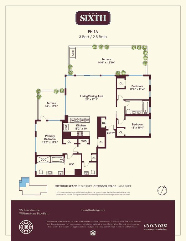 127 Kent Avenue, Unit PH1A photo 32