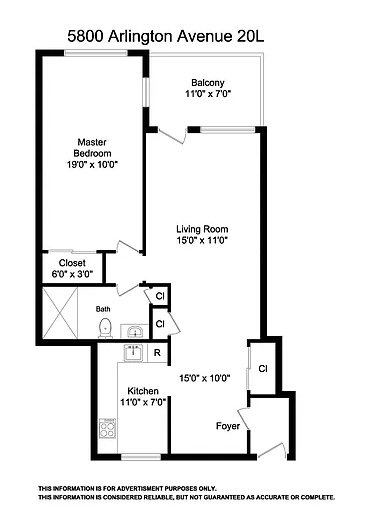 5800 Arlington Avenue, Unit 20L photo 18