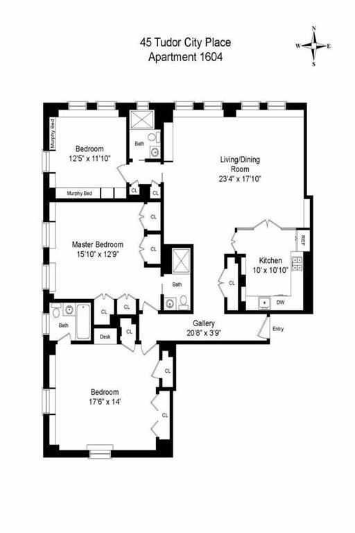 45 Tudor City Place, Unit 1604 photo 13
