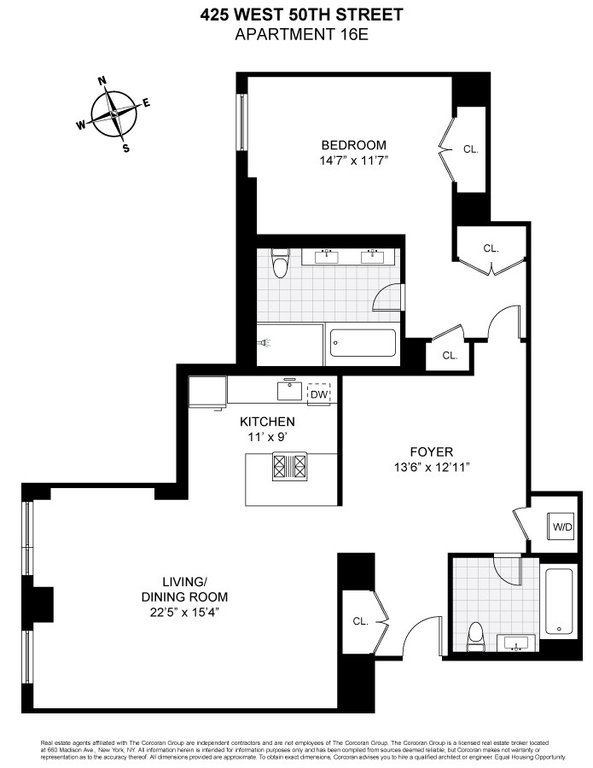 425 West 50th Street, Unit 16E photo 18