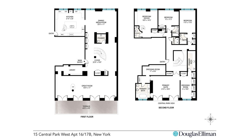 15 Central Park West, Unit 16/17B photo 22