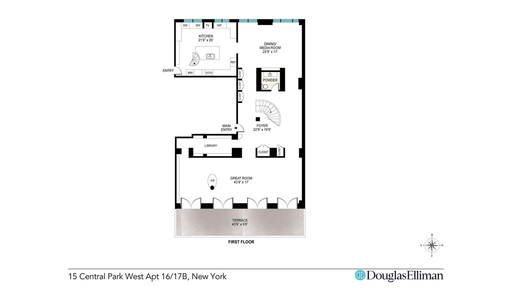 15 Central Park West, Unit 16/17B photo 21