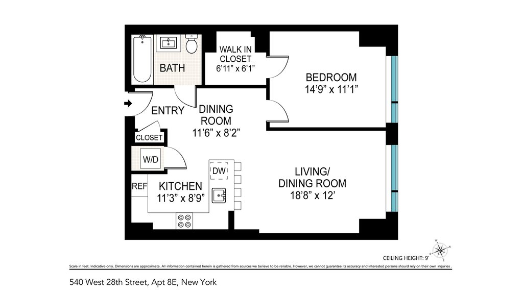 540 West 28th Street, Unit 8E photo 9