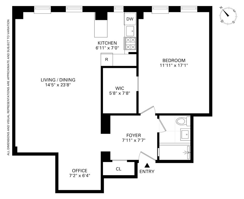 333 West 56th Street, Unit 6M photo 14