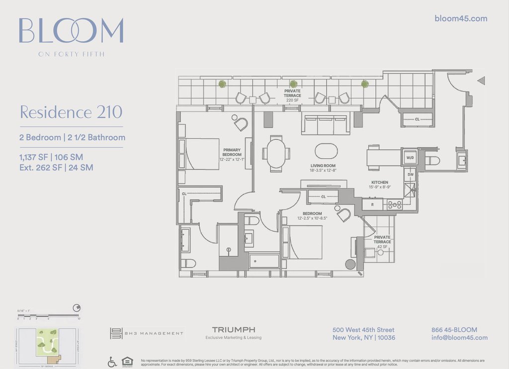 500 West 45th Street, Unit 210 photo 19