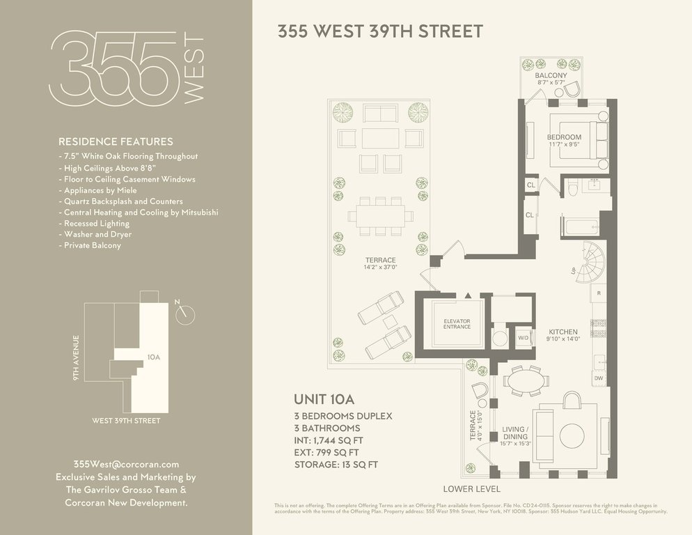 355 West 39th Street, Unit PH photo 11
