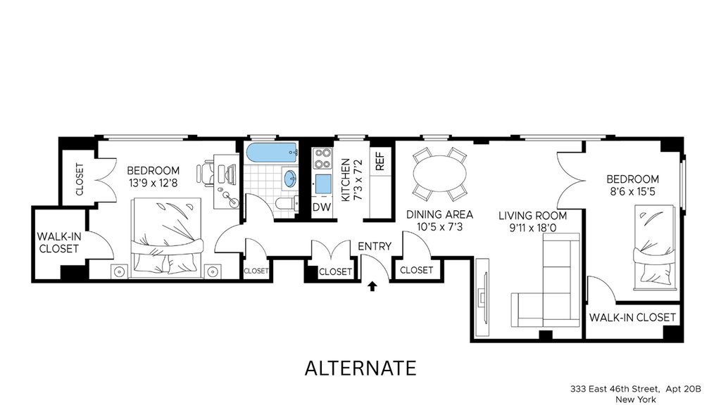 333 East 46th Street, Unit 20B photo 11