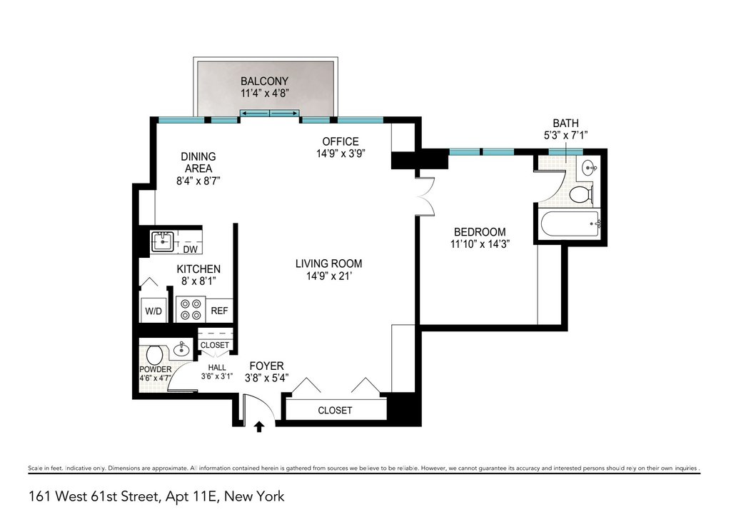 161 West 61st Street, Unit 11E photo 13