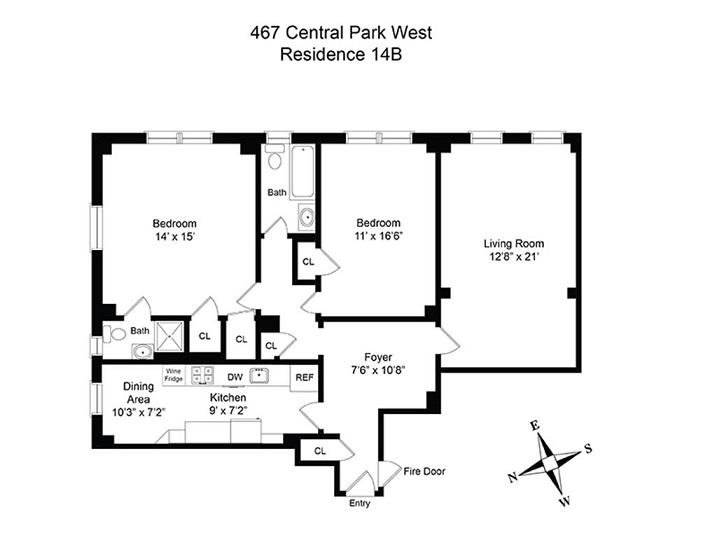 467 Central Park West, Unit 14B photo 18