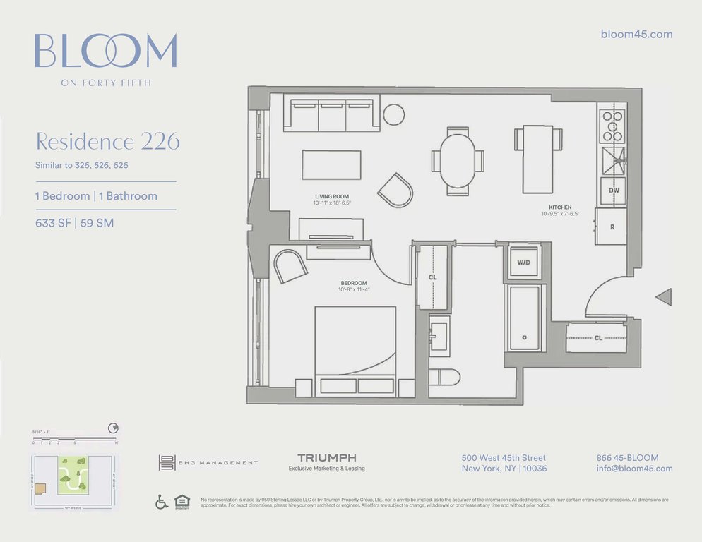 500 West 45th Street, Unit 626 photo 14