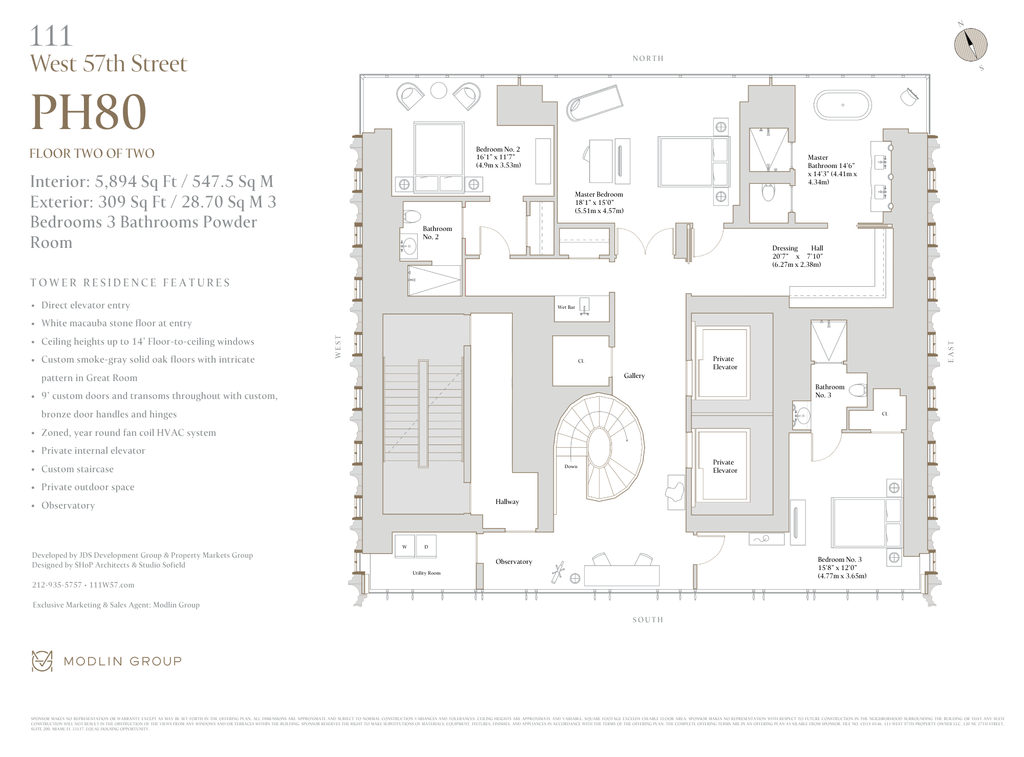 111 West 57th Street, Unit PH80 photo 21