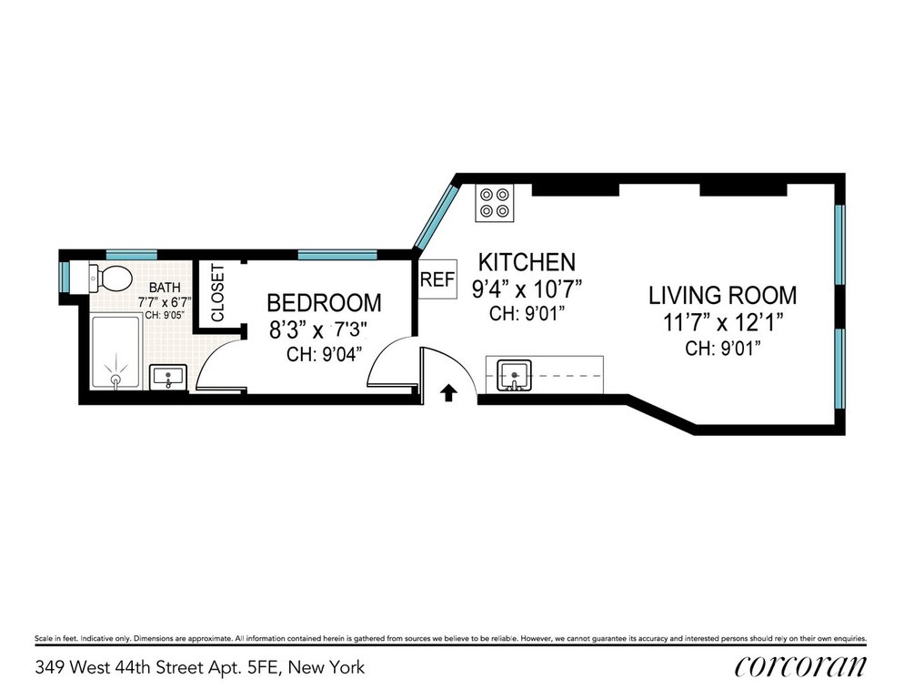 349 West 44th Street, Unit 5FE photo 12