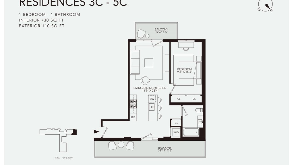 222 16th Street, Unit 3C photo 15