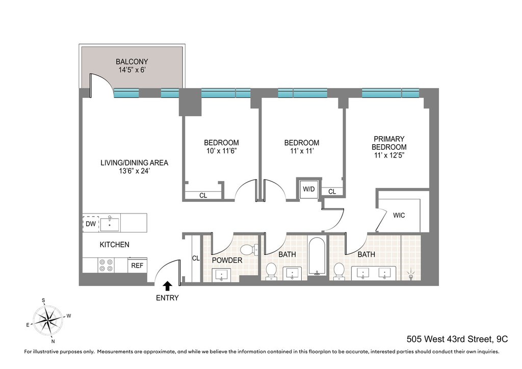 505 West 43rd Street, Unit 9C photo 16
