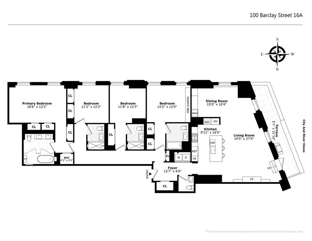 100 Barclay Street, Unit 16A photo 33