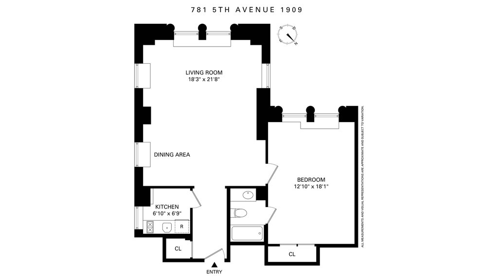 781 Fifth Avenue, Unit 1909 photo 8