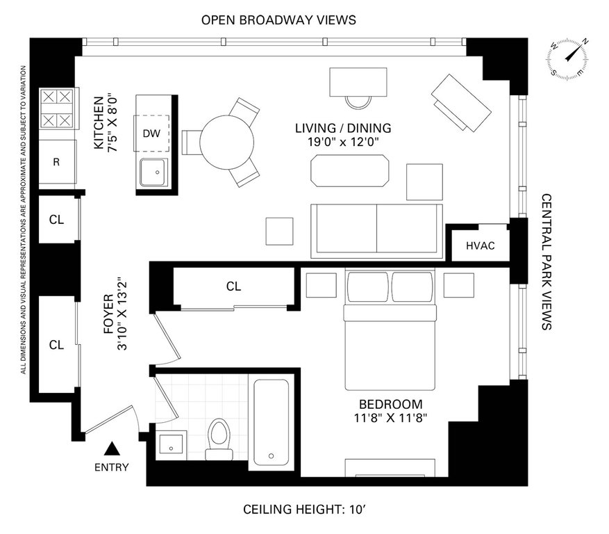 1 Central Park West, Unit 422 photo 13