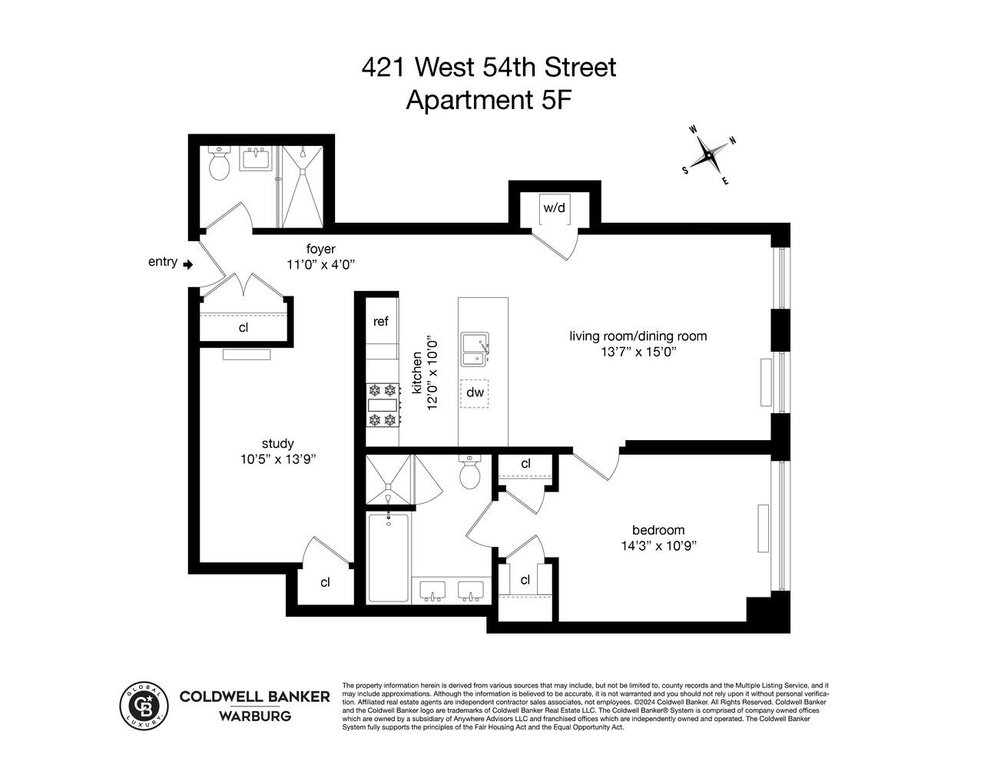 421 West 54th Street, Unit 5F photo 14